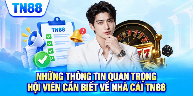 Những thông tin quan trọng hội viên cần biết về nhà cái TN88